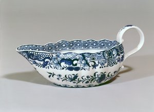 ダービーソースボート、1765年頃（磁器）